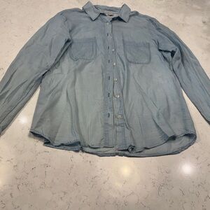 LOFT Light Blue Women’s Shirt